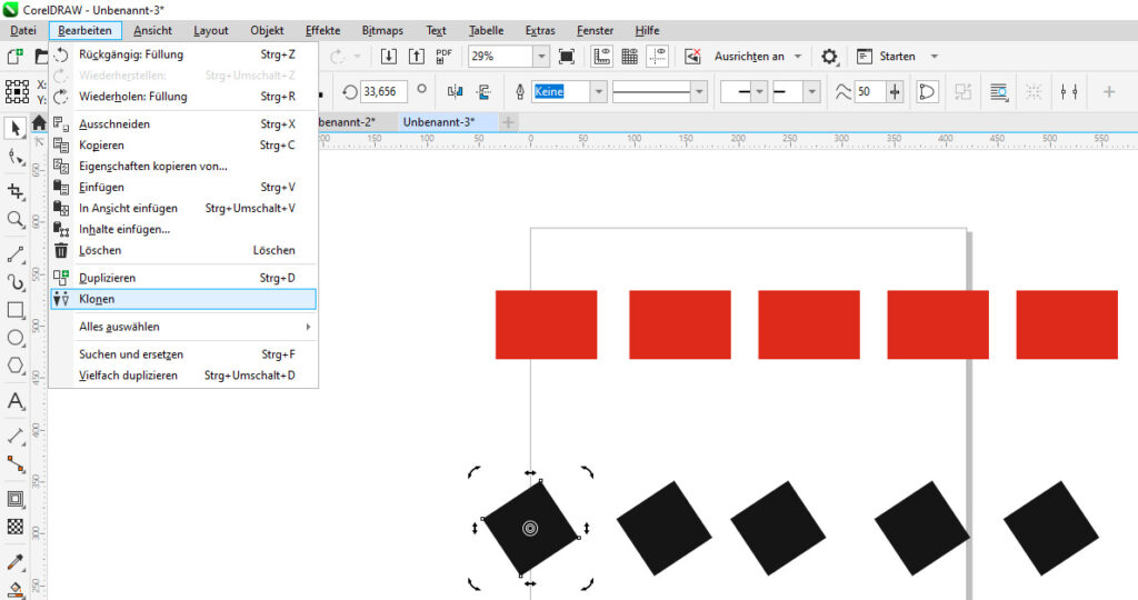 Klone in CorelDRAW