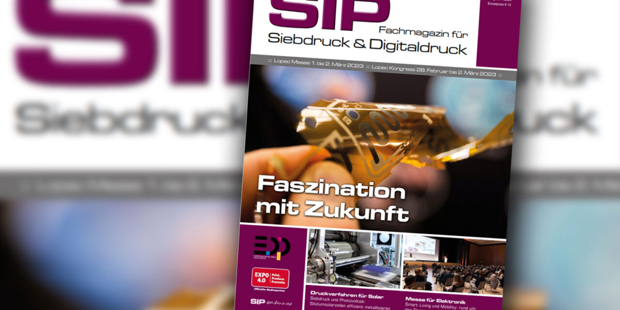 SIP – Siebdruck Magazin 1 | 2023