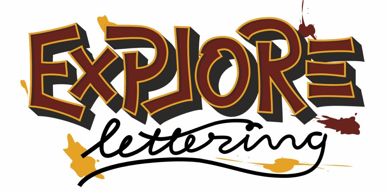 Lettering mit Grafiksoftware