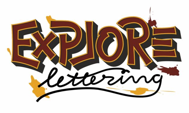 Lettering mit Grafiksoftware