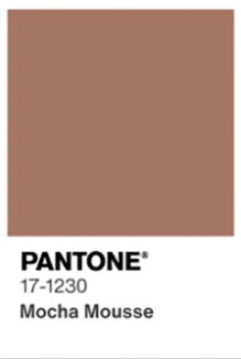 Pantone Moucha Mousse, Trendfarbe 2025